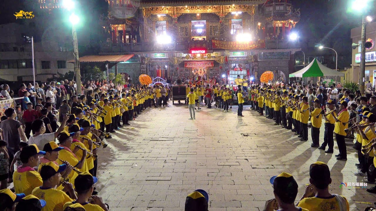 入廟《百人北管吹奏》台南管寮進興宮二載謁祖進香