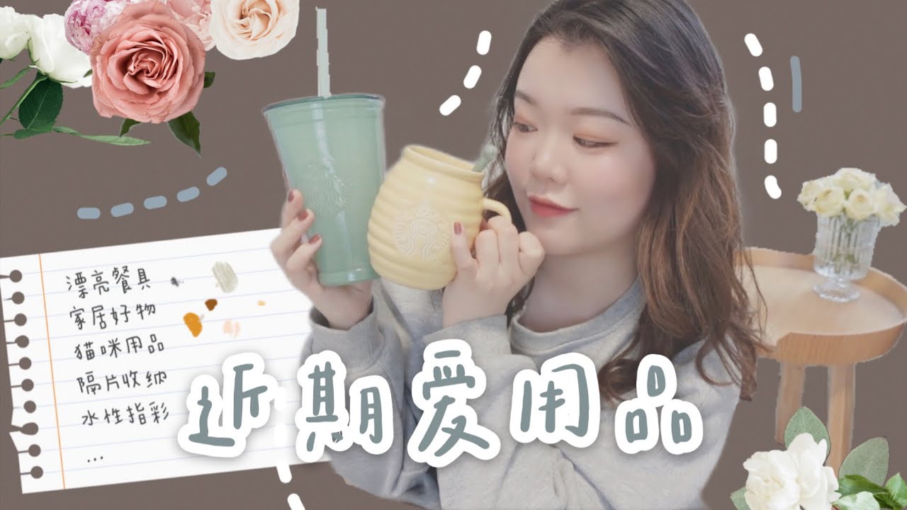 困困 ▸ 近期爱用！｜piu酿的餐具｜高颜值杯杯｜家居好物｜隔片收纳｜水性甲彩｜猫咪用品｜Recent Favourites Vol 6.