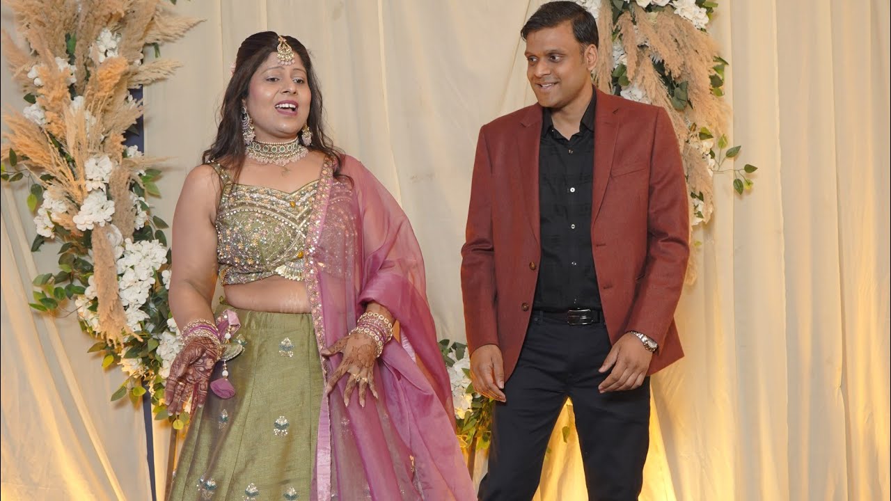 Angaaron ll Shreya GHoshal! specialdance #couple #reels #wedding #love #brothersmarraige #filmyvibes