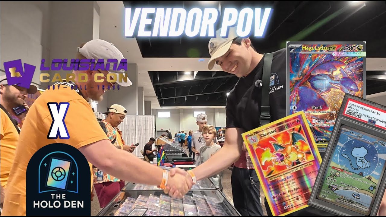 CRAZY DEALS AND GREAT VIBES at LA CARD CON l Pokemon Vendor POV