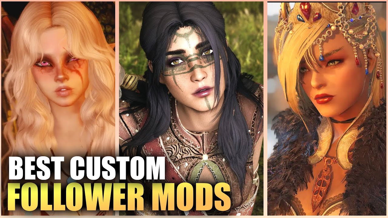The 6 BEST Custom Voiced Follower Mods you NEED for Skyrim EVER!