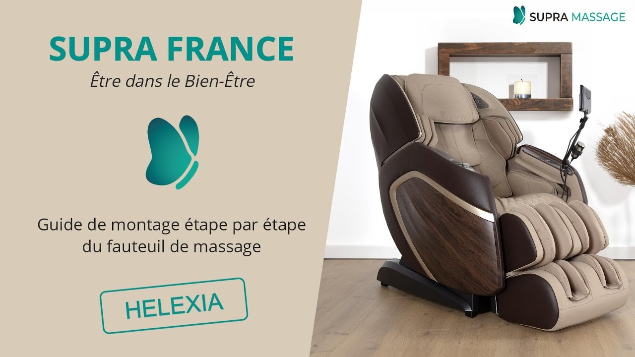 Installer le fauteuil massant HELEXIA
