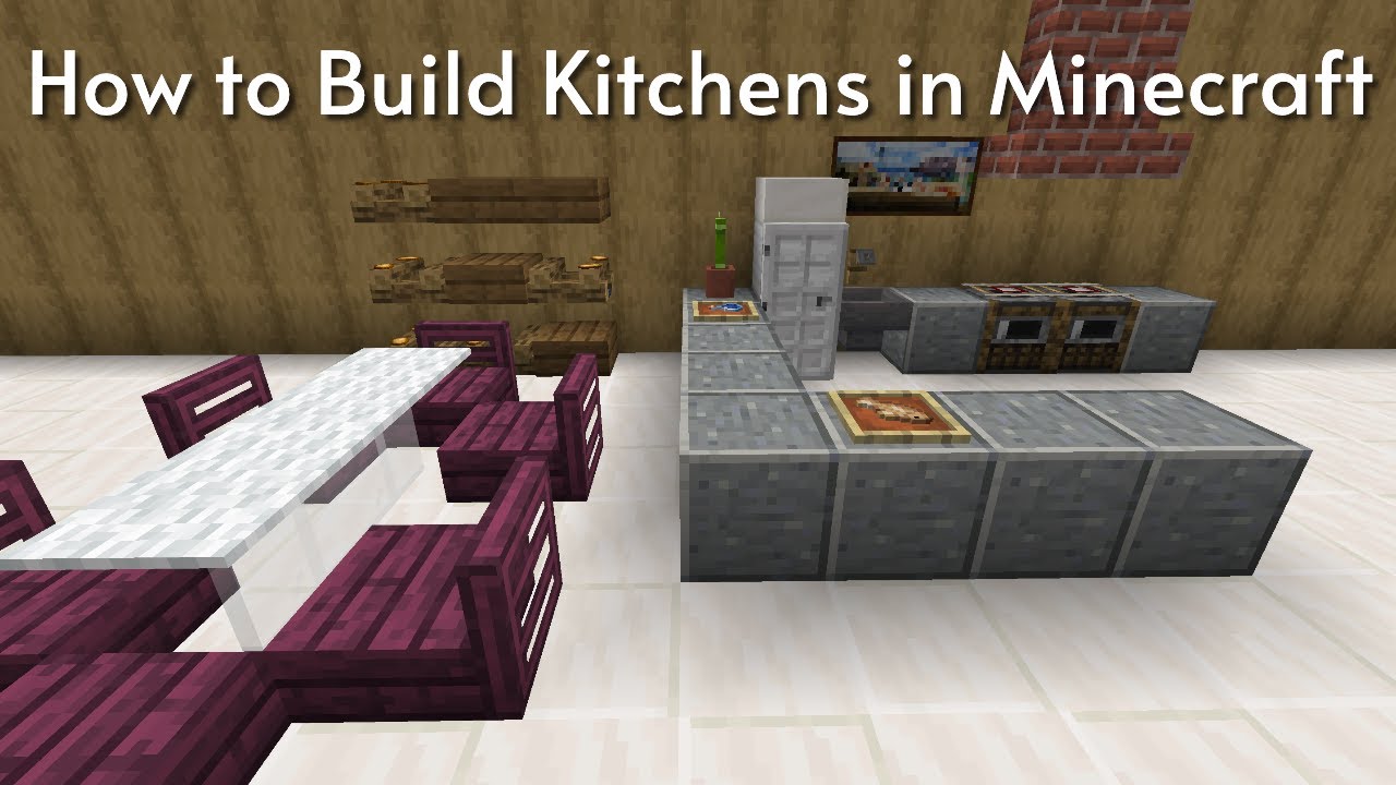 How to Build a Kitchen in Minecraft (Tutorial)