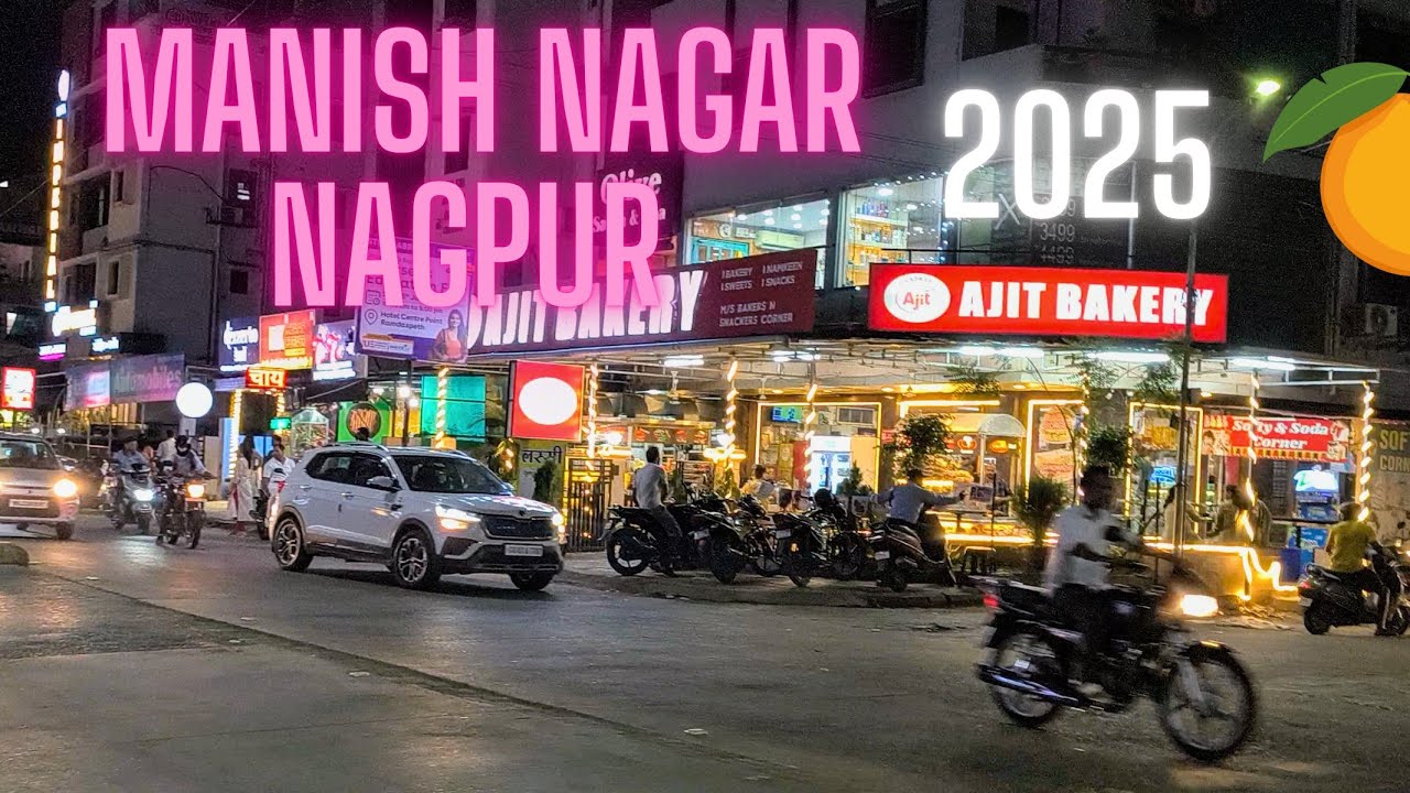 Manish Nagar Nagpur Walkthrough 2025 | Cafes Places | #youtube #trending #viralvideo