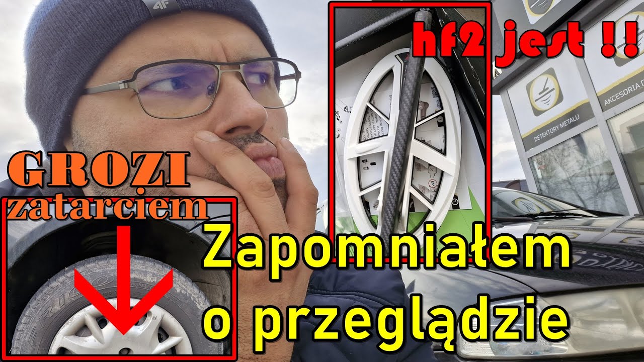 Prawie zapomniałem, że przegląd się kończy. Czy czarna Wołga go przejdzie? JUŻ SĄ!!! SONDY XP HF2.