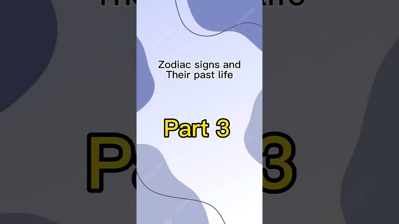 Zodiac sign and their past life p.3 #shorts