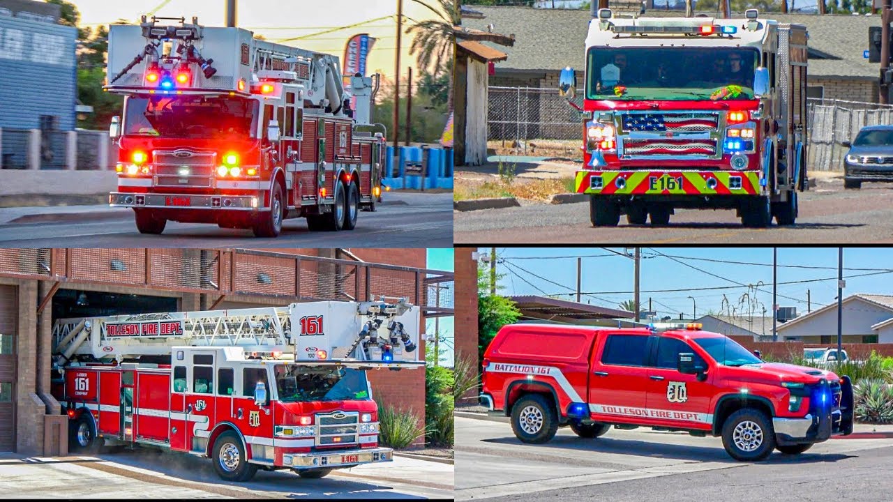 Tolleson Fire Dept  Station 161 + AMR Responding
