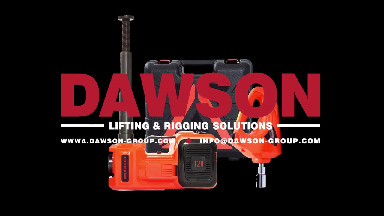 How to Use DAWSON 12V DC 5T Electric Hydraulic Floor Jack With Electric Impact Wrench