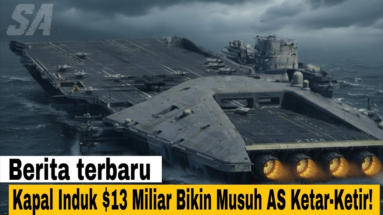 Kapal Induk Rahasia AS Senilai $13 Miliar Mengejutkan Hamas, Iran, dan Rusia
