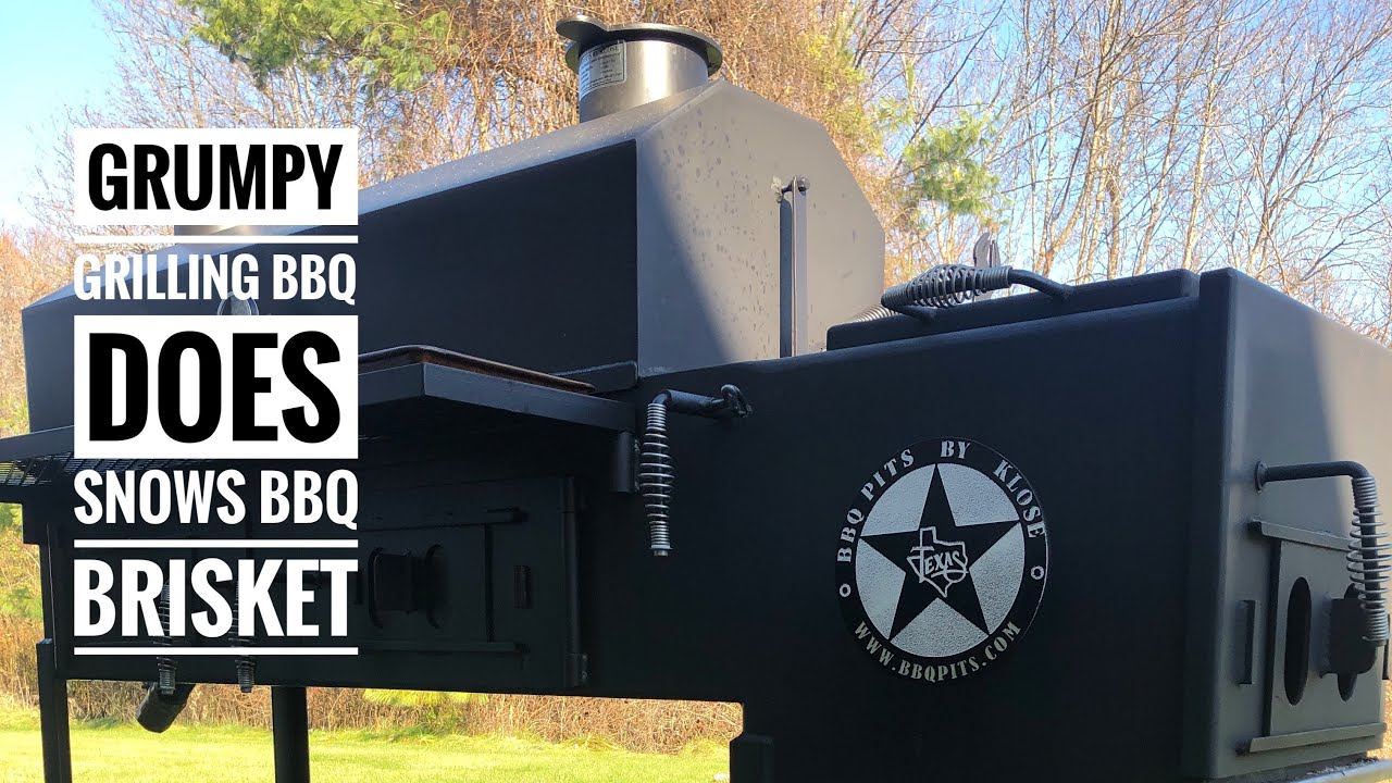 Snows Style BBQ Brisket on the BBQ PITS BY KLOSE Grill Chef