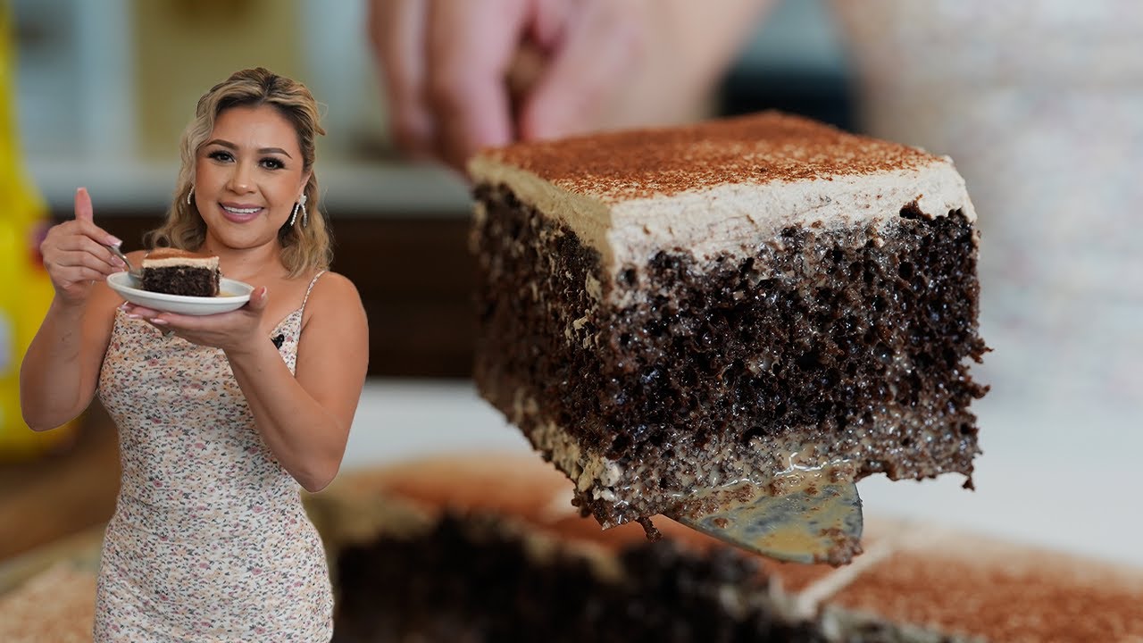 Мой любимый торт MOCHA CAFÉ TRES LECHES — это все, о чем вы можете мечтать, и это так ПРОСТО!