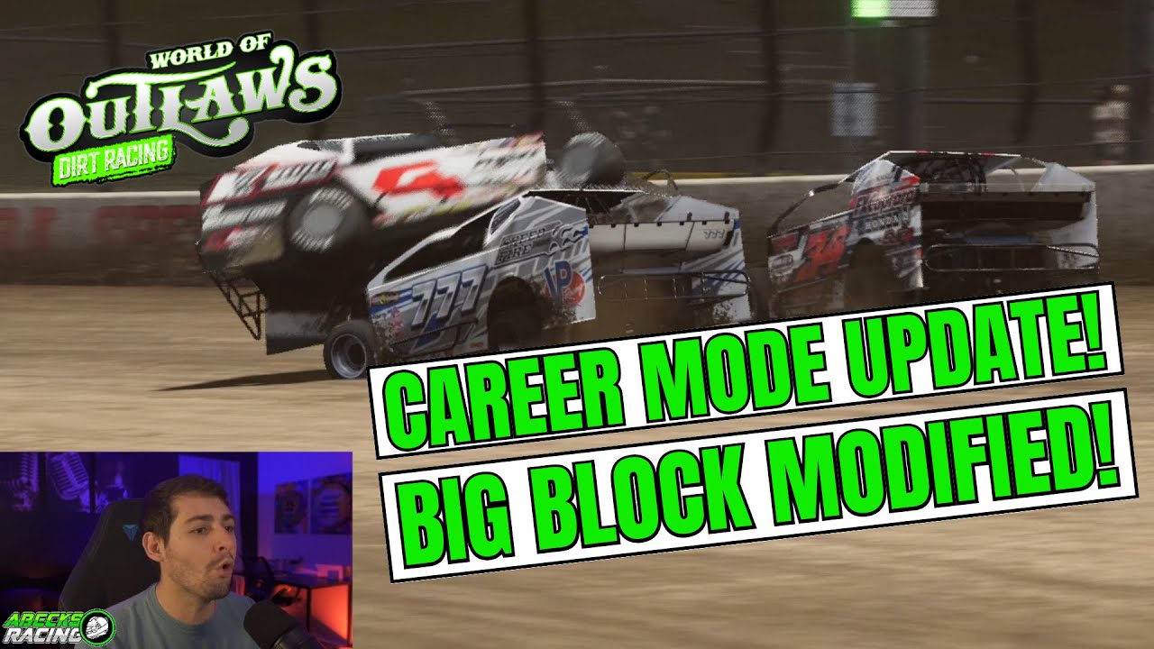 Big Block Modified Career Mode in World of Outlaws Dirt Racing