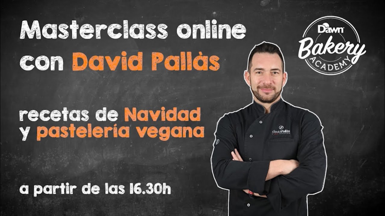 2ª Masterclass online de pastelería con David Pallàs