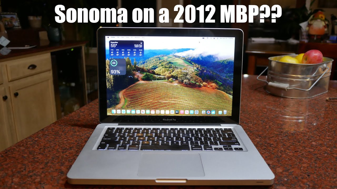 MacBook Pro 2012 года с Sonoma