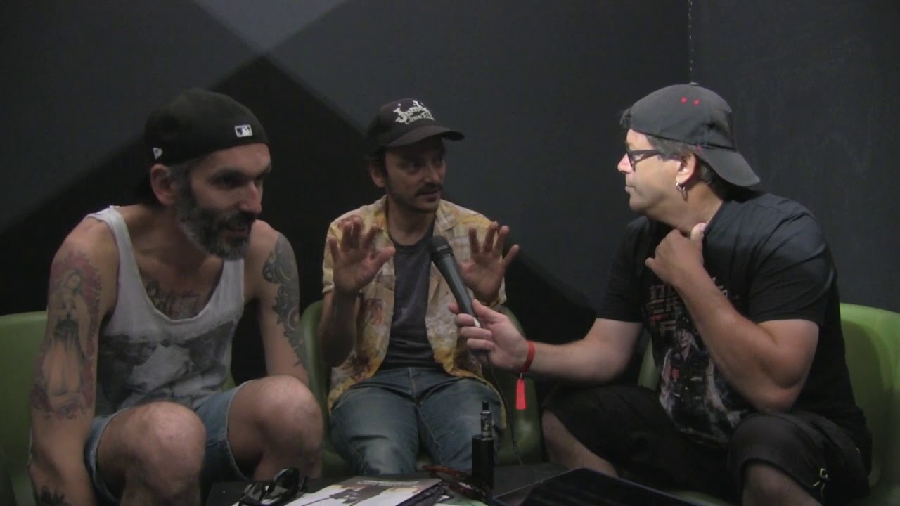 Interview du groupe PLEYMO au festival HELLFEST à CLISSON (FRANCE) le 23/06/2018