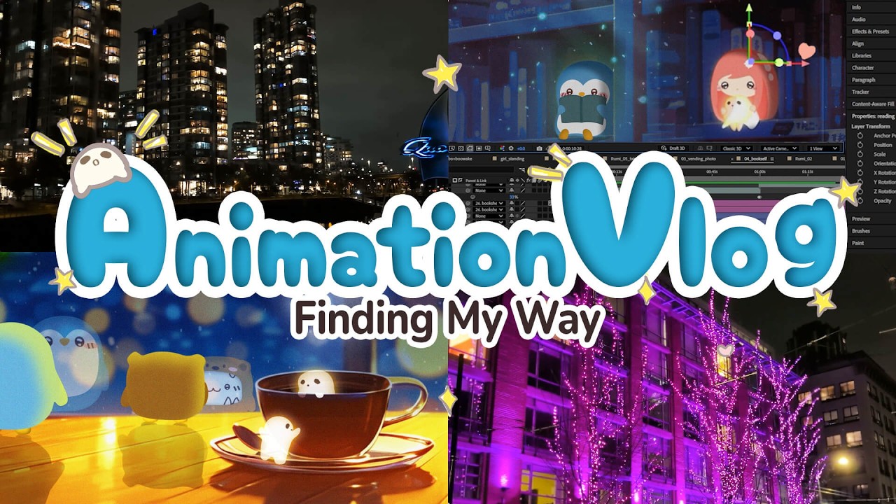【今のわたし】Animation Vlog｜少しずつ真っすぐ走る私 — Finding My Way