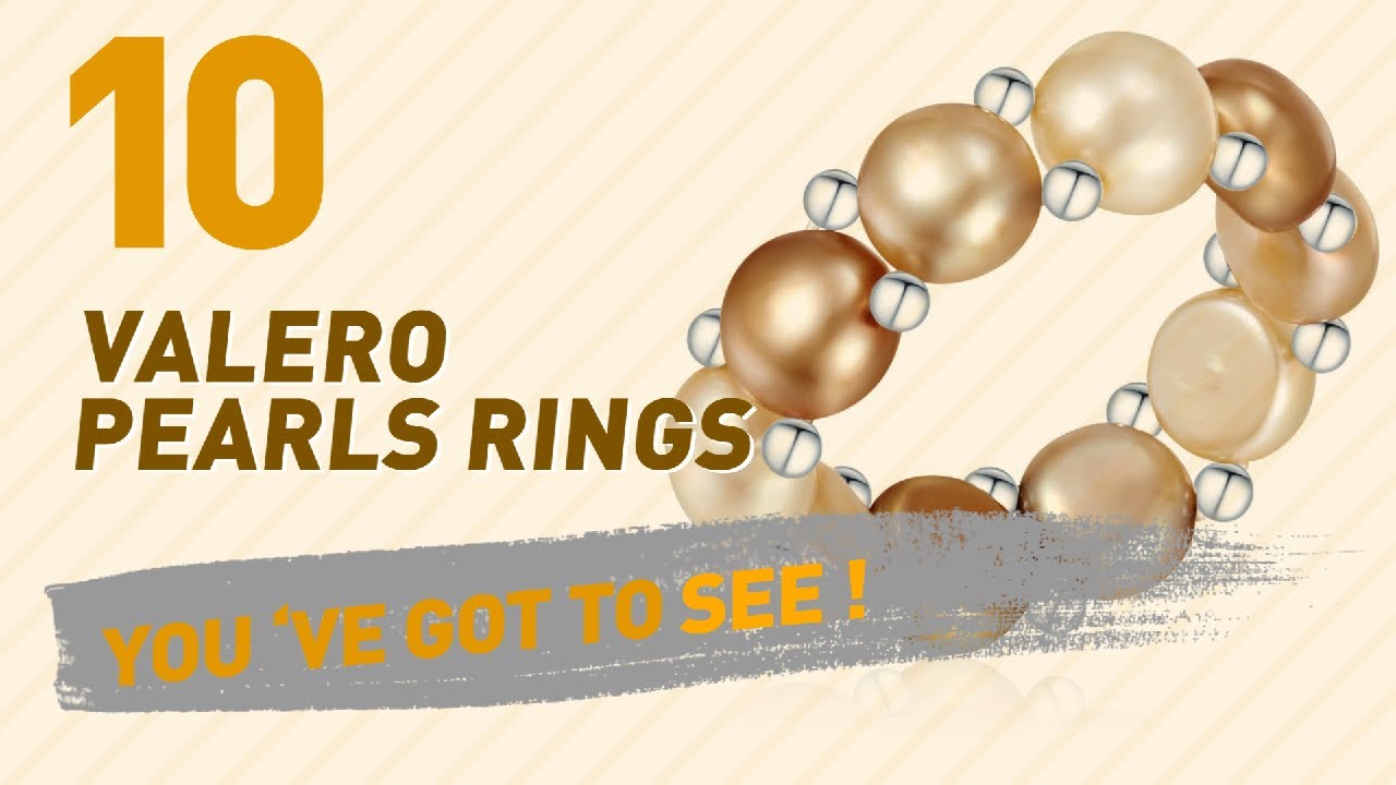 Valero Pearls Rings Top 10 Collection // UK New & Popular 2017