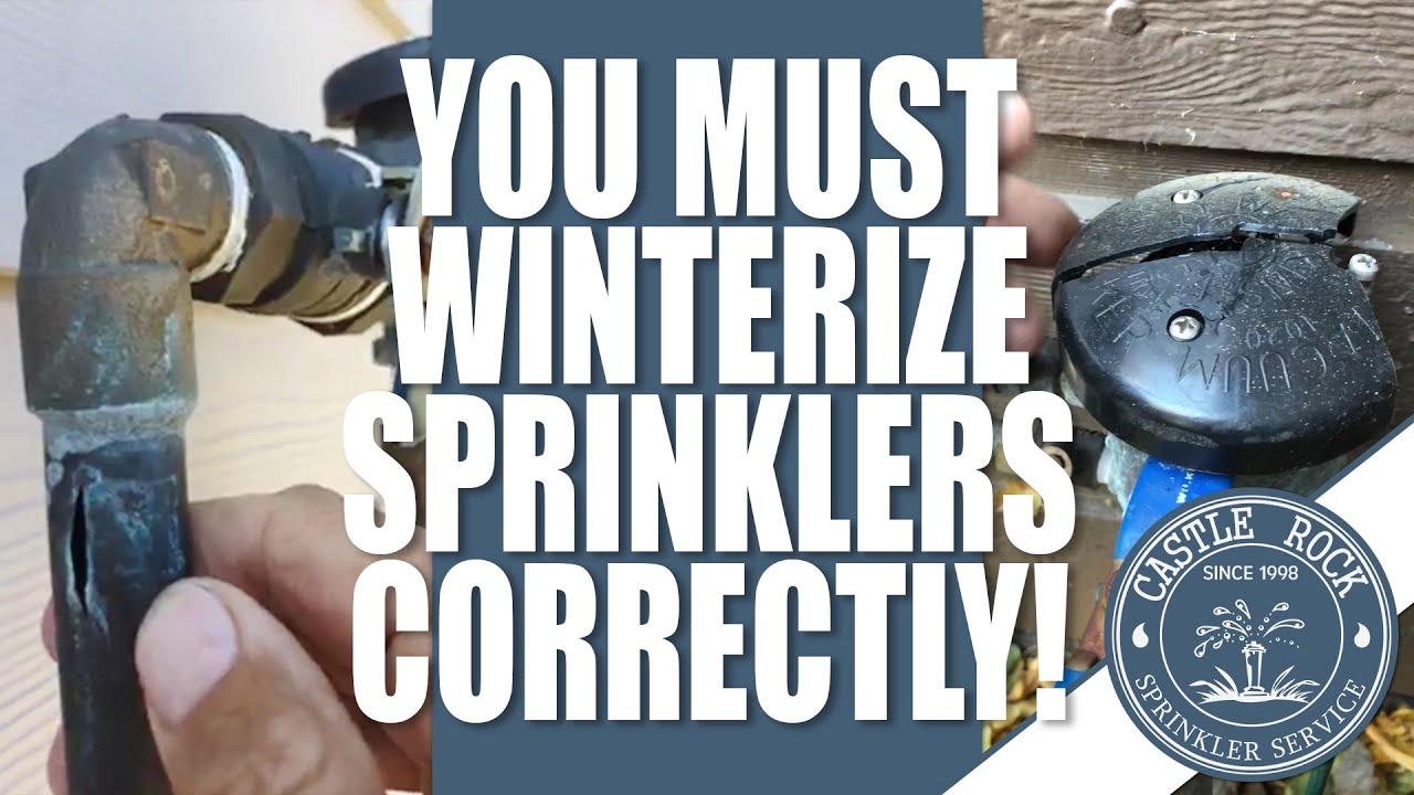 You MUST Winterize Your Sprinkler System Correctly