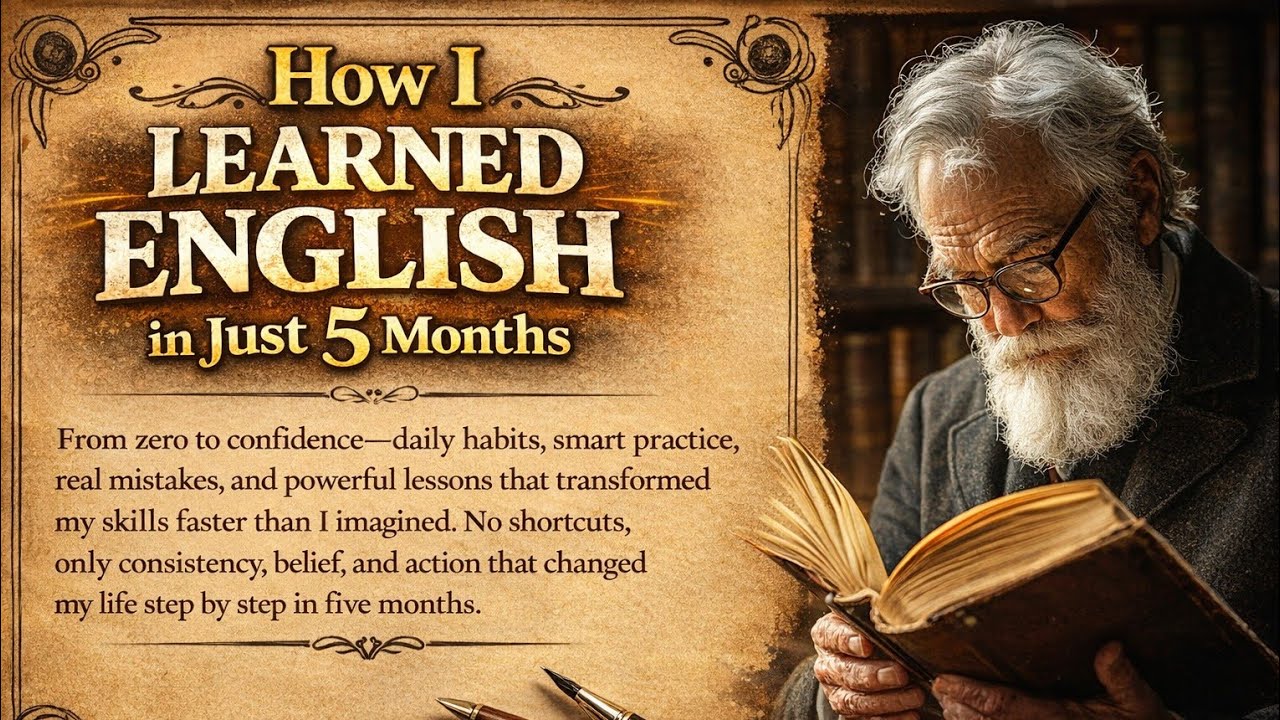 How I Learned English in Just 5 Months. #speakconfidentenglish #speakingeveryday #motivation 