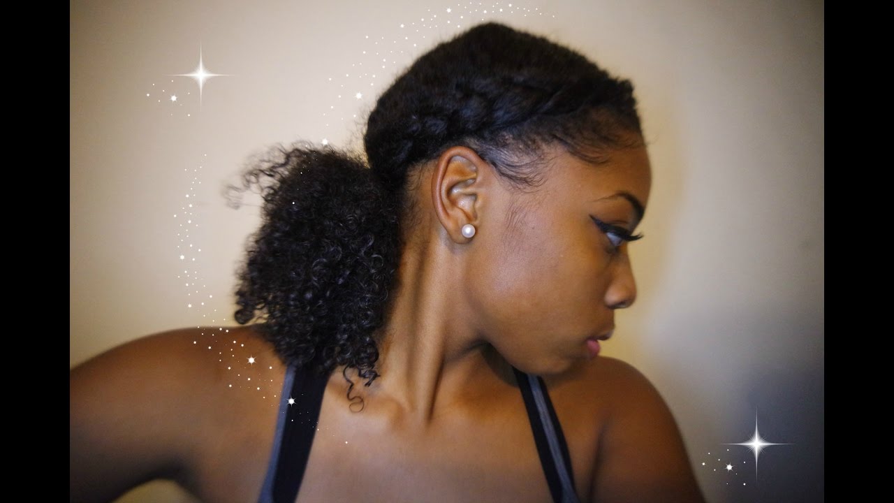 BRAIDED BUN HAIR TUTORIAL | PROTECTIVE HAIRSTYLE