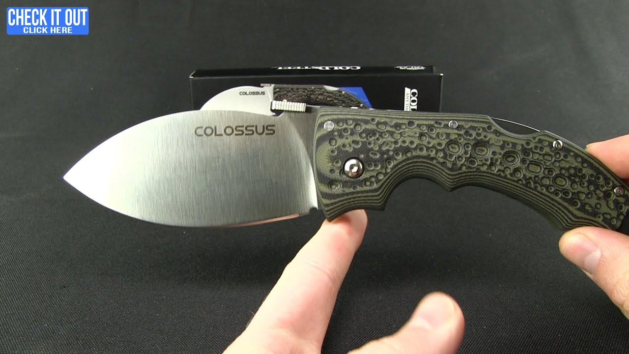 Cold Steel Colossus Knife Overview