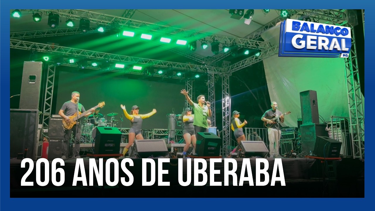 Uberaba celebra 206 anos: festa reúne famílias na Praça da Mogiana