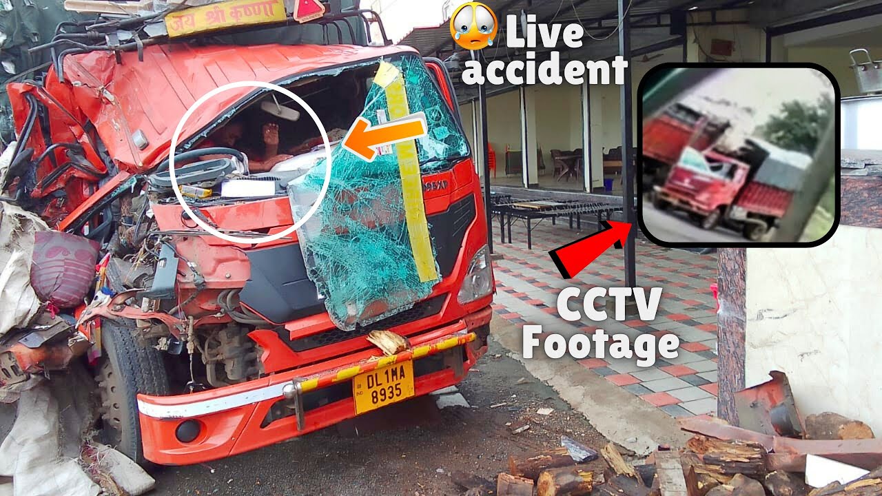 ज़रा सी गलती और खेल खतम😢 | Live truck accident