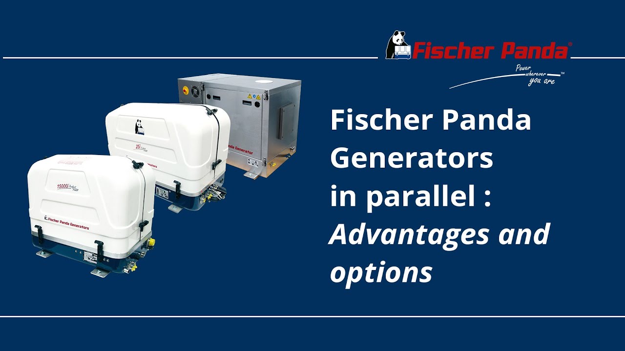 What are the options and advantages of connecting Fischer Panda Generators in parallel?