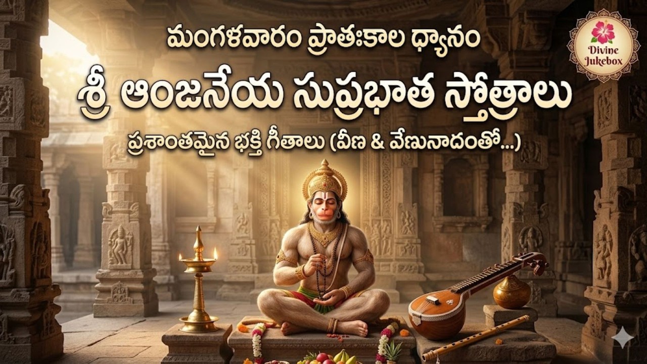 శ్రీ హనుమాన్ ప్రశాంత శ్లోకాలు & మంత్రాలు 🌺 | మంగళవారం ప్రభాత ప్రార్థన | Hanuman Morning Chants