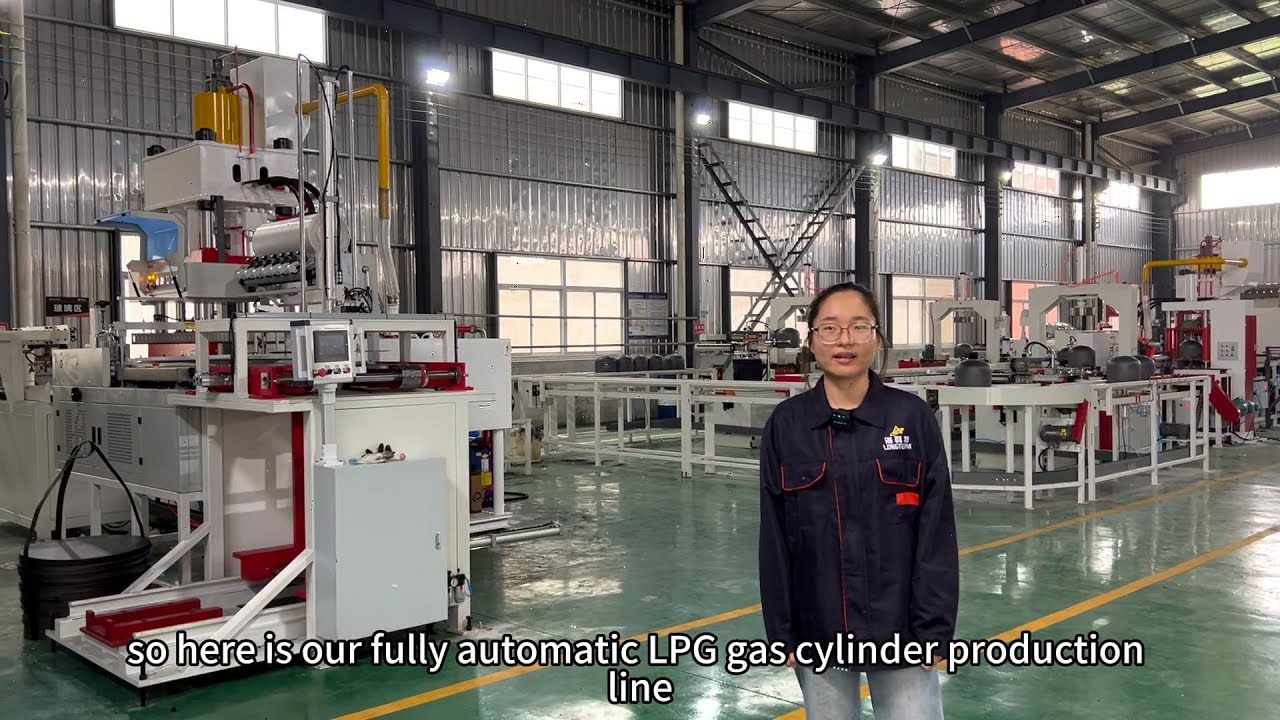Auto Plastic covering machine for LPG Cylinder disc 