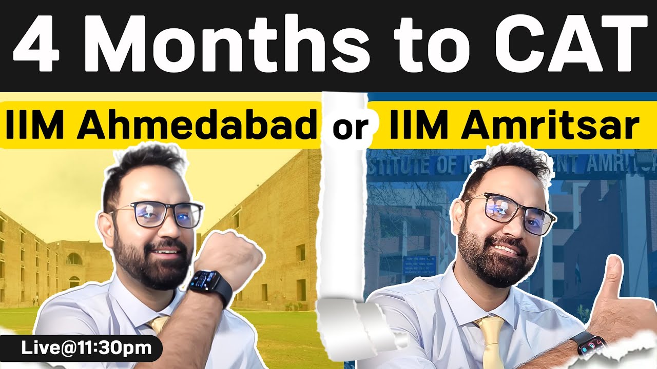 4 Months To CAT 2024 | Can I Start Preparing For CAT Exam ? | Important Topics For CAT |