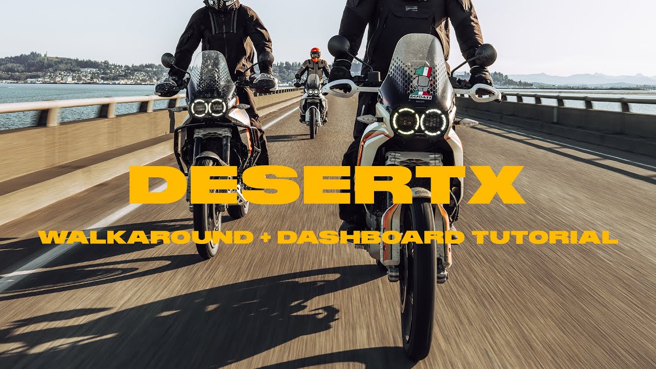 Ducati DesertX Walkaround + Tutorial