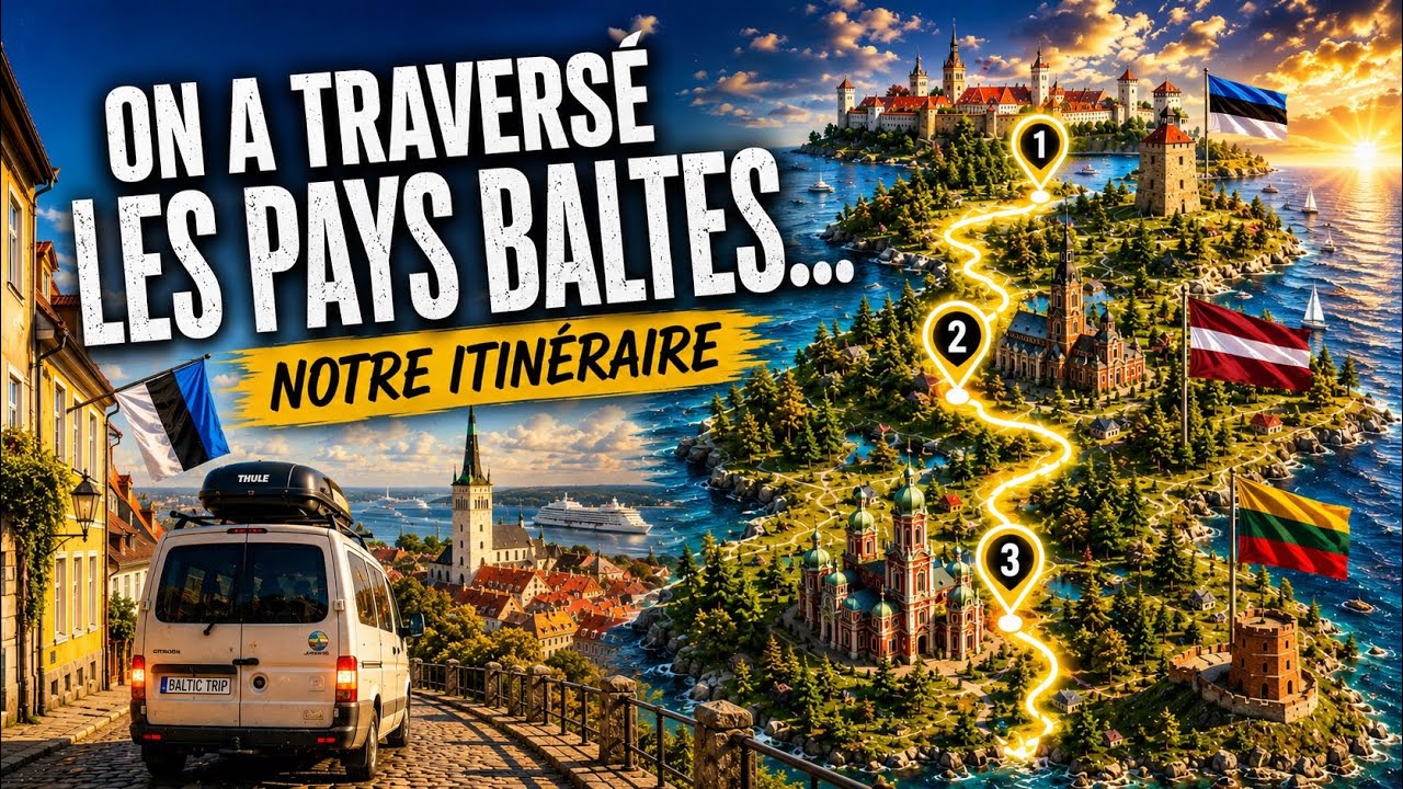 🇱🇹🇱🇻🇪🇪 ITINÉRAIRE Pays Baltes : 7 lieux INCONTOURNABLES en Lituanie, Lettonie, Estonie (+ carte 🗺️)