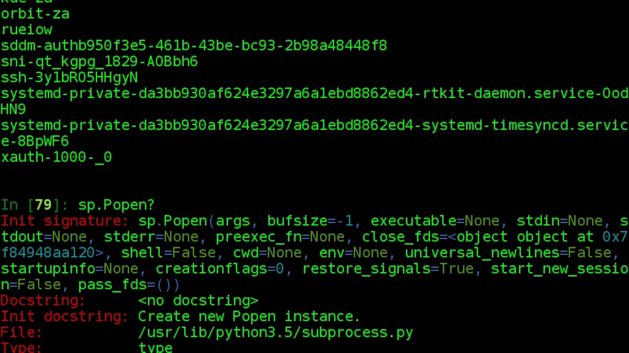 python subprocess - glob - wildcards - call - check_call - check_output - popen