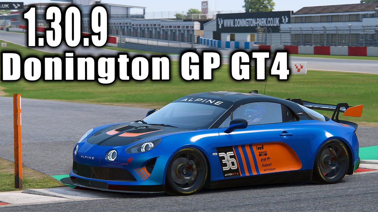 WORLD RECORD Hotlap + Setup | Alpine A110 GT4 Evo at Donington GP | AMS2 LFM GT4 Week 5 Season 19