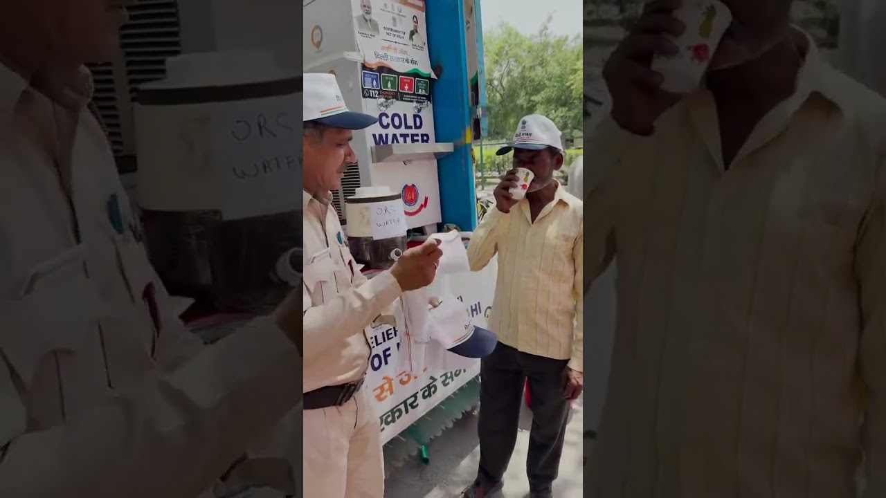Delhi Gets Free Water & ORS |  Rekha Gupta Govt&rsquo;s Summer Relief