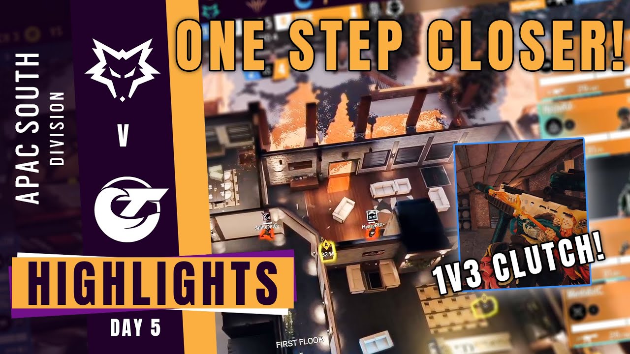 INSANE 1v3 Clutch From SOUFFLE!! | Rainbow Six 2022 Stage 3 Highlights