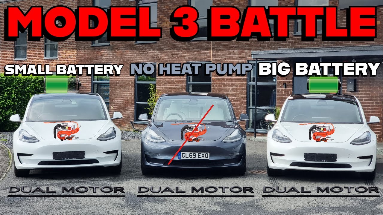 Pre-Highland Tesla Model 3 Long Range efficiency and actual range comparisons (Dual Motor, not RWD)