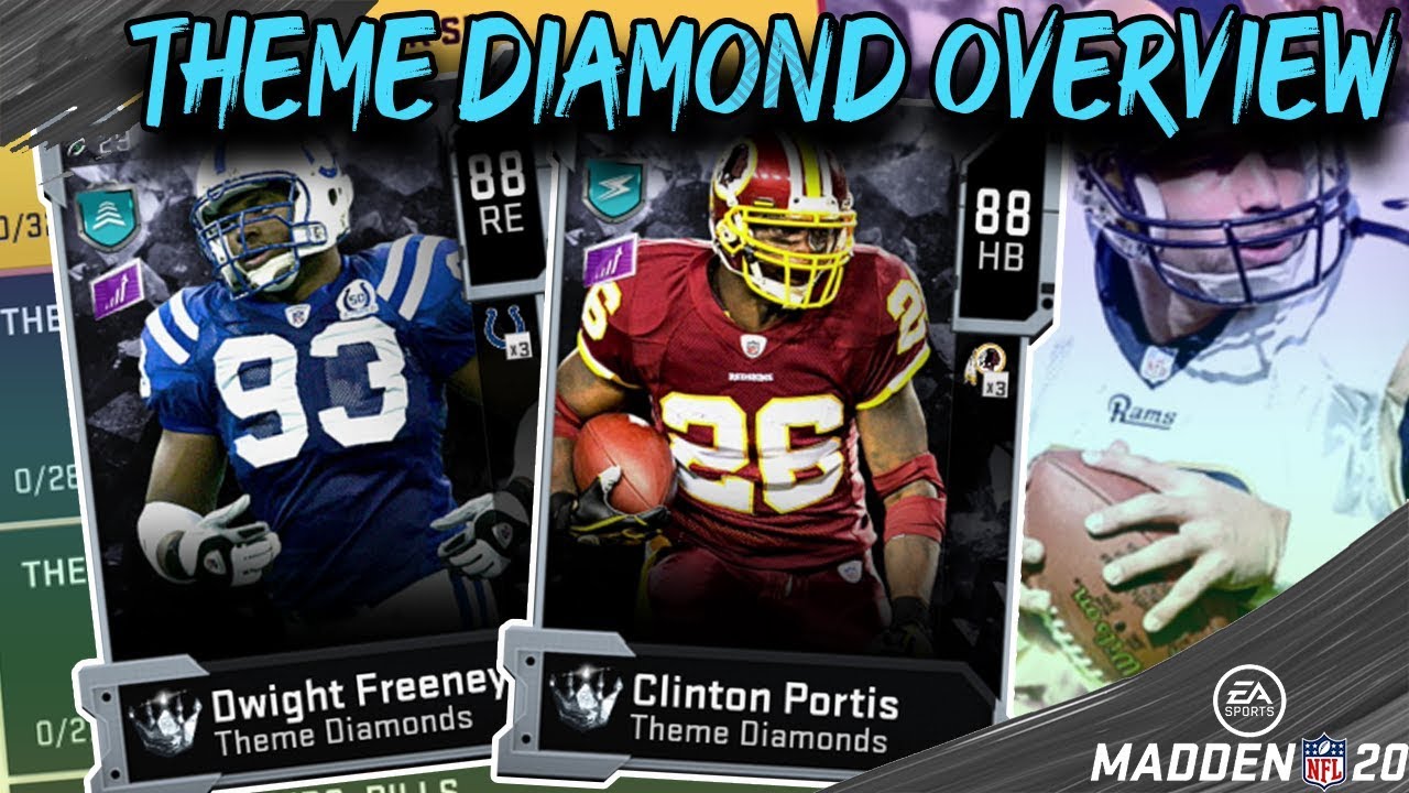 THEME DIAMOND OVERVIEW! FREE ELITES, BIG SETS, PACKS! MADDEN 20 ULTIMATE TEAM