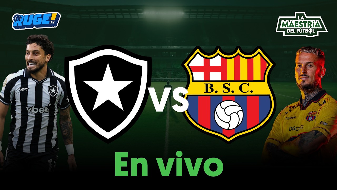 🟢 Botafogo Vs Barcelona sc | Copa libertadores | #LaMaestriaDelFutbol | 10 mar