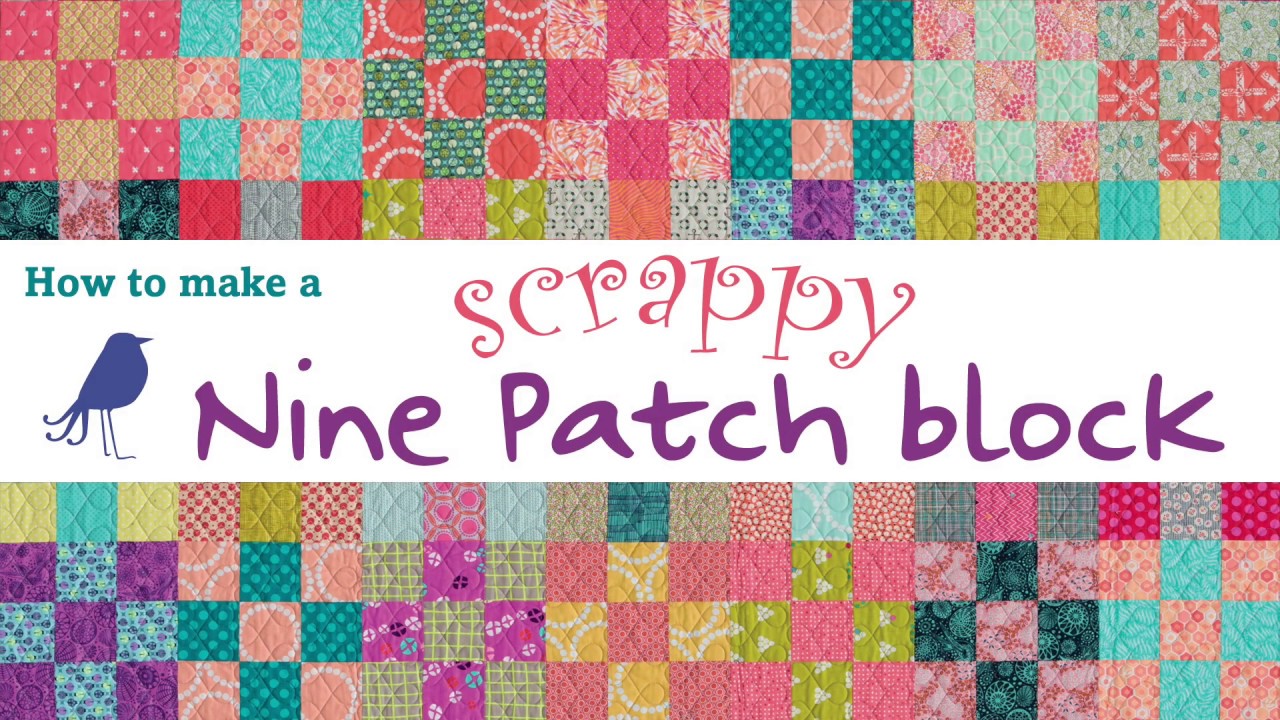 How to make a SCRAPPY Nine Patch block