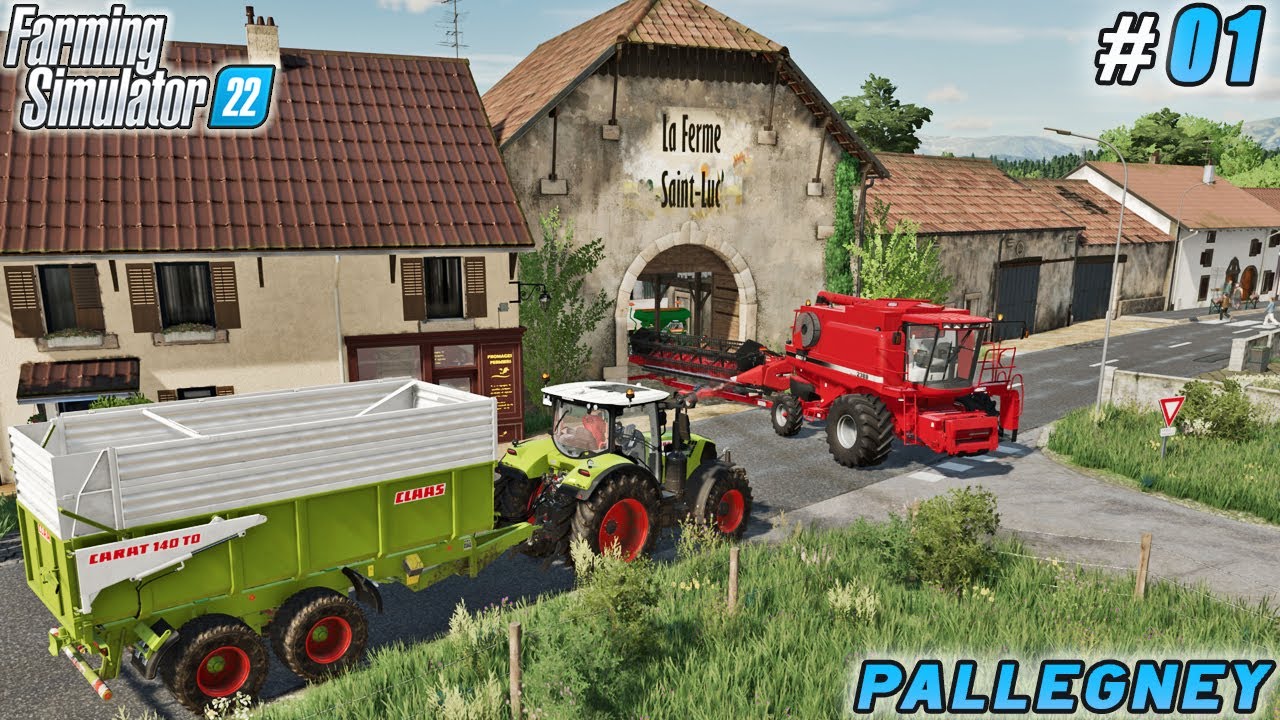 Debut Earnings: Mustard Oil Trade and Contract Work | Pallegney Farm | Farming simulator 22 | ep #01