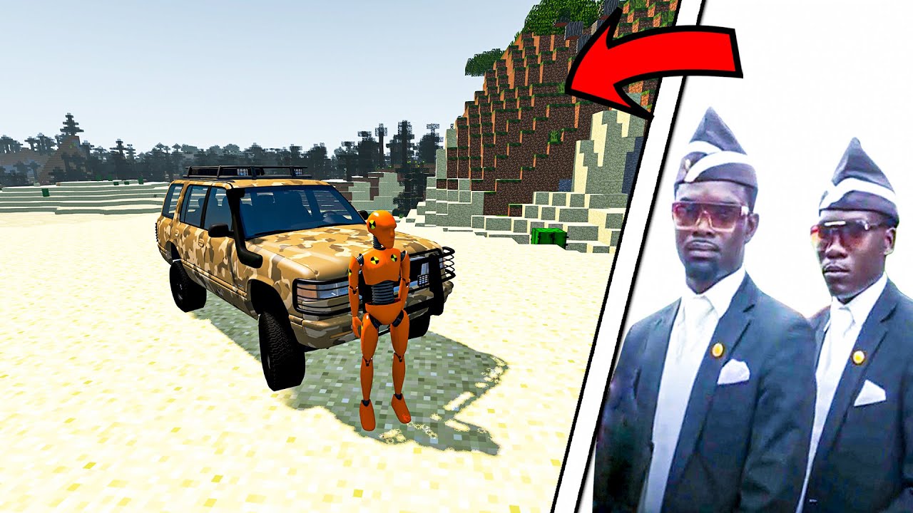 COFFIN MEME + BEAMNG + MINECRAFT = ...             | ASTRONOMIA SONG | BeamNG Drive MEMES #133