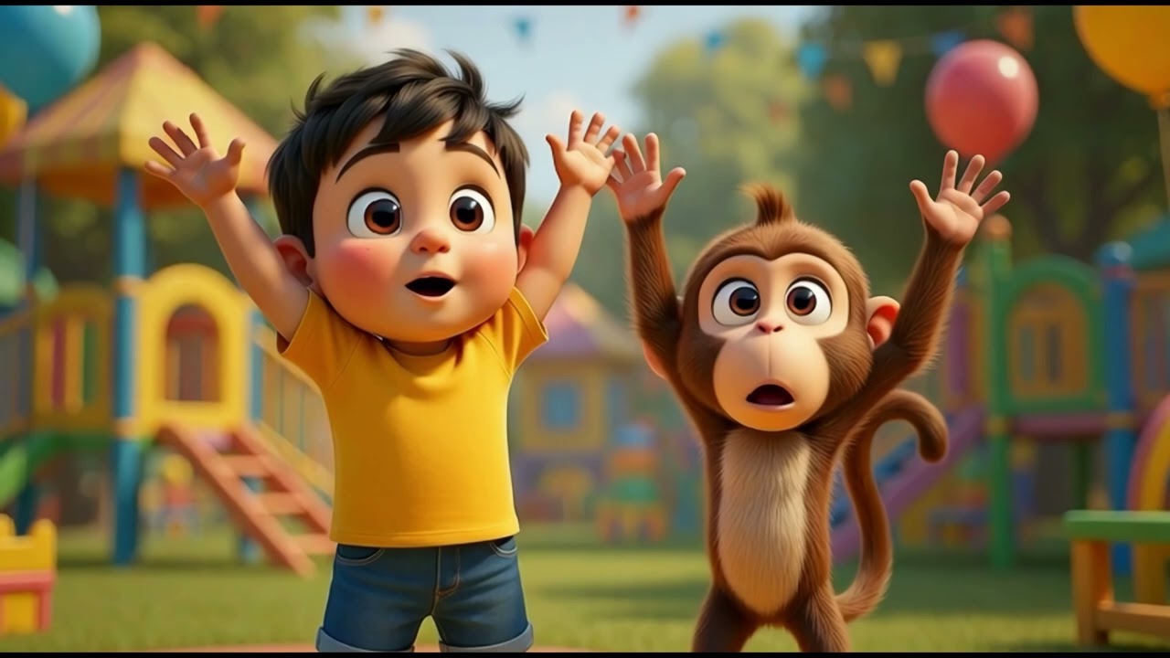 Freeze Game Song for Kids 🎮 | Jump & Stop Challenge | Bhola Or Bandar