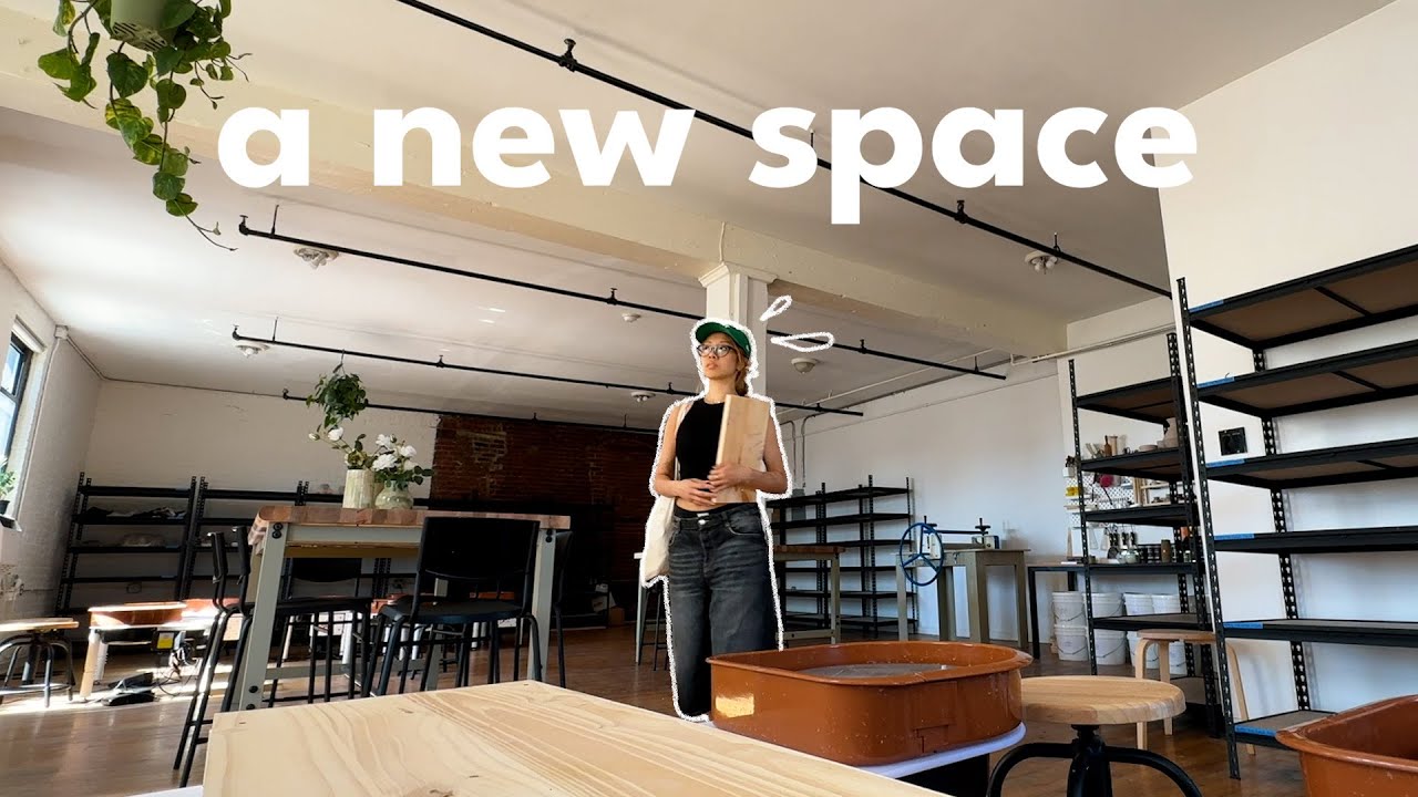 navigating my 20s | a new space! pottery updates & summer in the city
