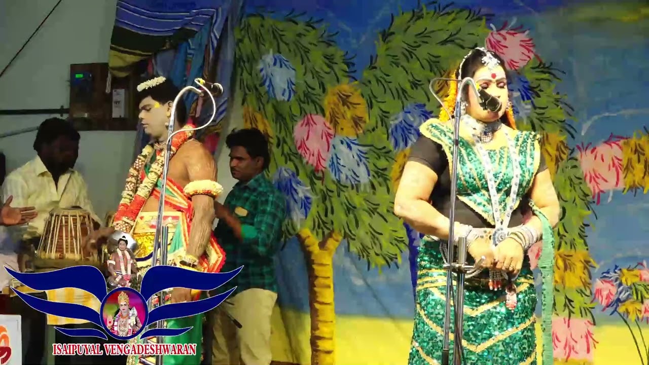 நாரதர் பெருமாள்ராஜ், வள்ளி அபிராமி இருவரின் சிறப்பான தர்க்கம் பூதகுடி வடக்கியூர் நாடகம் 2021