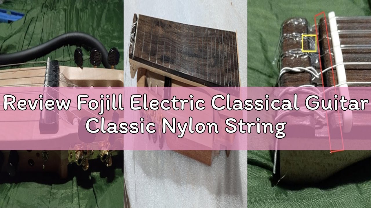 Review Fojill Electric Classical Guitar Classic Nylon String Travel Portable Foldable Fold Flding co