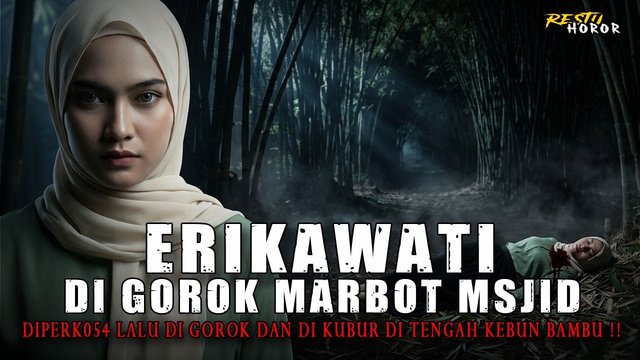 TRAGEDI GADIS GURU NGAJI – ERIKA DIBACOK LALU DIKUBUR DI KEBUN BAMBU OLEH MARBOT