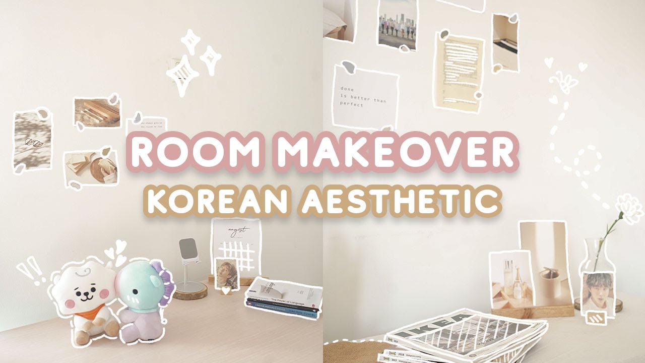 ROOM MAKEOVER & HOME DECOR HAUL 🐣 clean and reorganize my office at home | Indonesia
