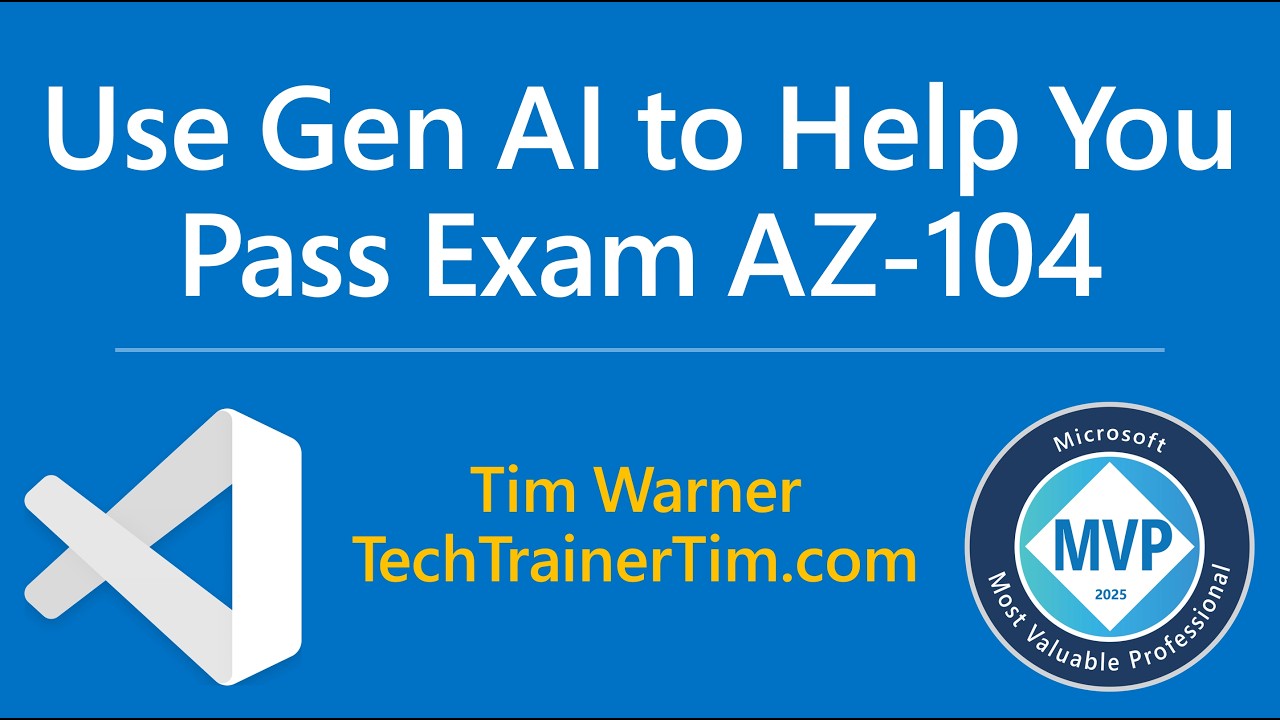 Use Generative AI to Help You Pass Exam AZ-104